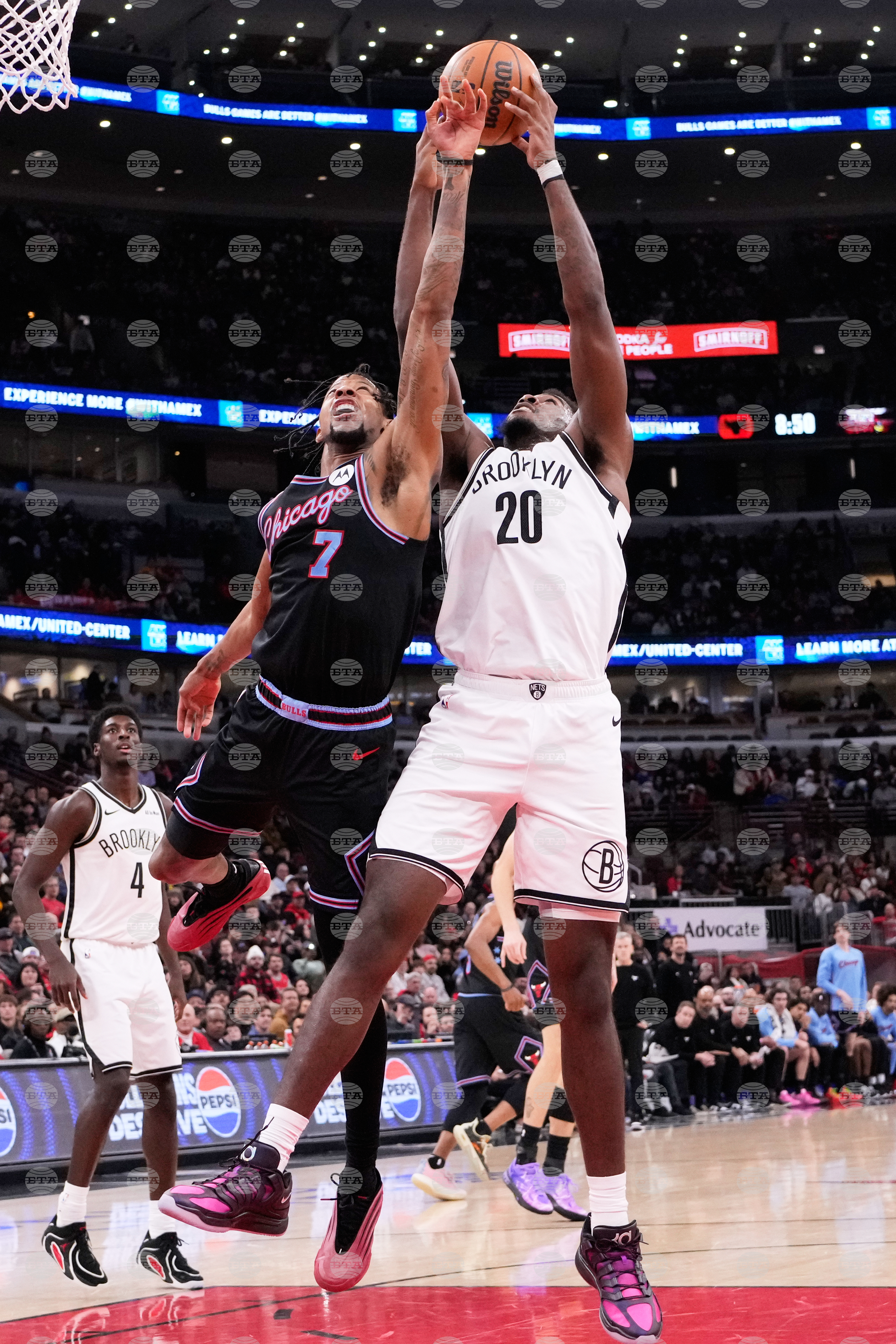 Nets Bulls Basketball