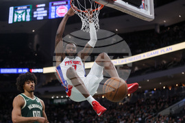 Pistons Bucks Basketball