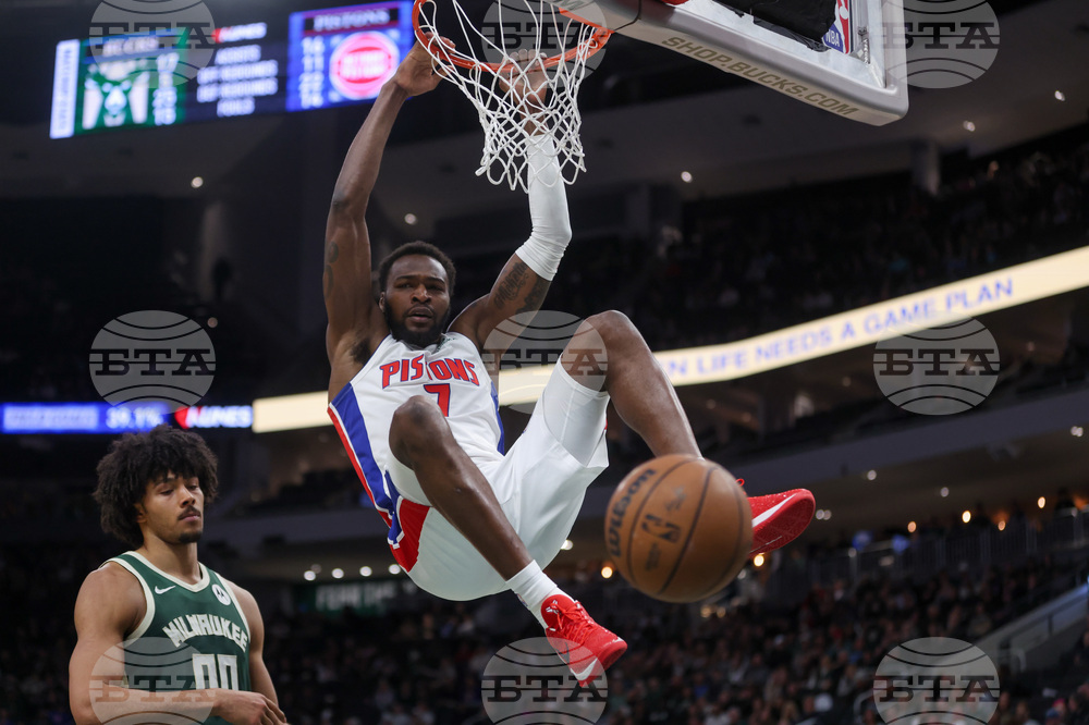 Pistons Bucks Basketball