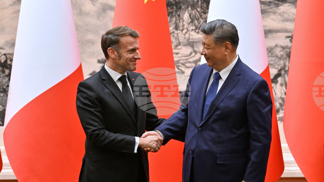 Си Цзинпин призова сътрудничеството между Китай и Франция да бъде разширено в различни сфери