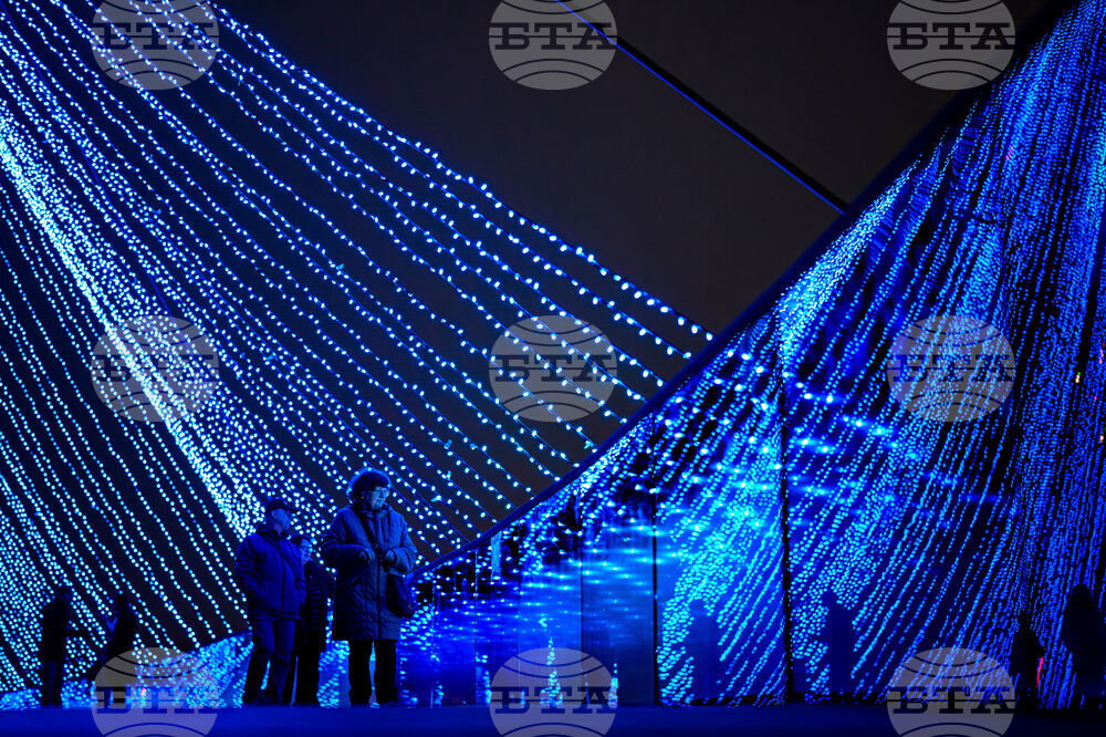 APTOPIX Romania Christmas Fair Holiday Lights