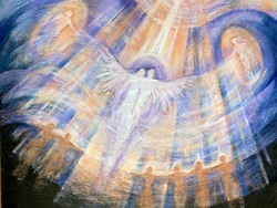 Полина Герджикова отправя послание за мир с изложбата „Квантови реалности“. Снимка: Клуб Privilege