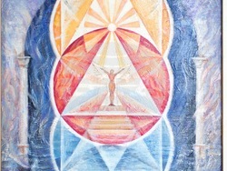 Полина Герджикова отправя послание за мир с изложбата „Квантови реалности“. Снимка: Клуб Privilege