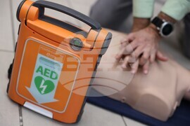 Благоевград - пресконференция - автоматични дефибрилатори - кампания