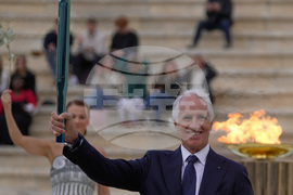 Greece Olympics Milan Cortina Flame