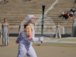 Greece Olympics Milan Cortina Flame