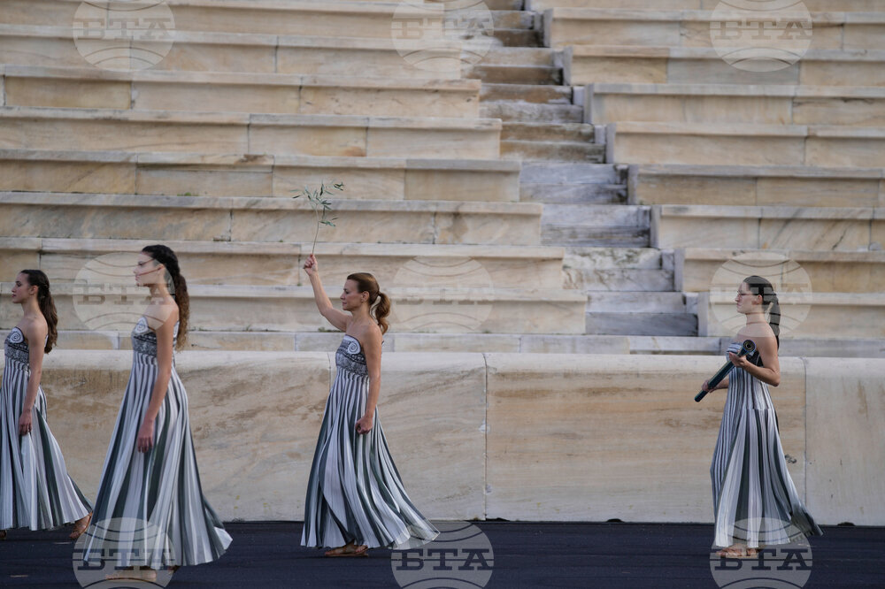 Greece Olympics Milan Cortina Flame