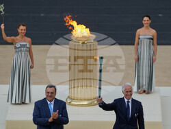 Greece Olympics Milan Cortina Flame