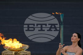 Greece Olympics Milan Cortina Flame