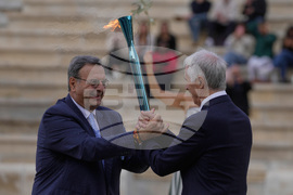 Greece Olympics Milan Cortina Flame