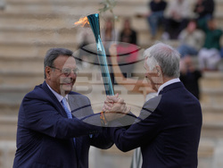 Greece Olympics Milan Cortina Flame