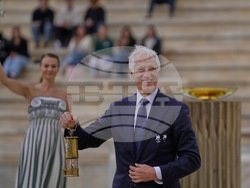 Greece Olympics Milan Cortina Flame