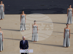 Greece Olympics Milan Cortina Flame