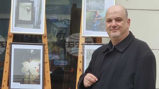 Великотърновският библиотекар, поет, колекционер и общественик Николай Колев представи първа самостоятелна фотоизложба