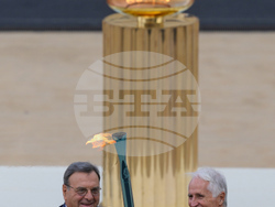 Greece Olympics Milan Cortina Flame