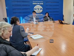 Национален пресклуб на БТА Шумен - пресконференция - КТ „Подкрепа”
