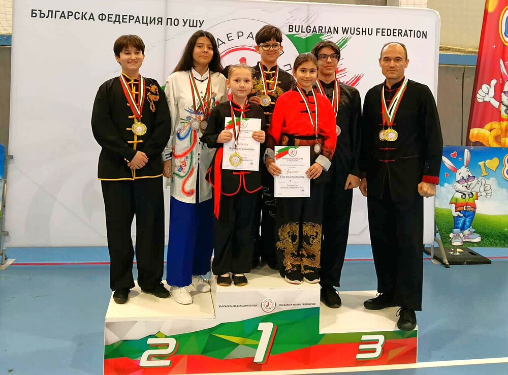 Спортен клуб УШУ - Монтана спечели 18 медала от Републиканското първенство по Ушу и Санда, проведено в Елин Пелин 