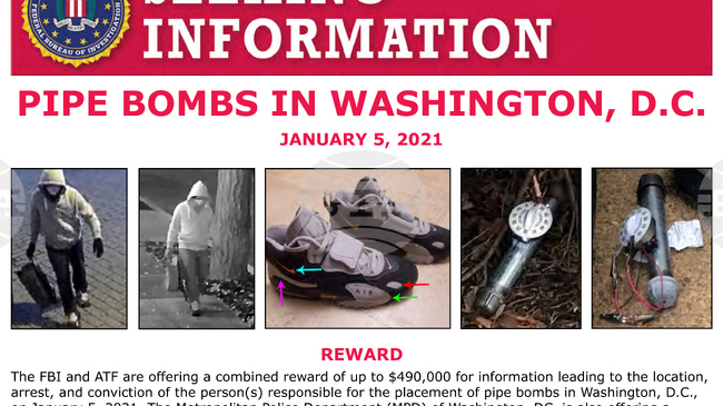 Американските власти арестуваха заподозрян за поставянето на бомби във Вашингтон в навечерието на щурма на Капитолия преди почти пет години