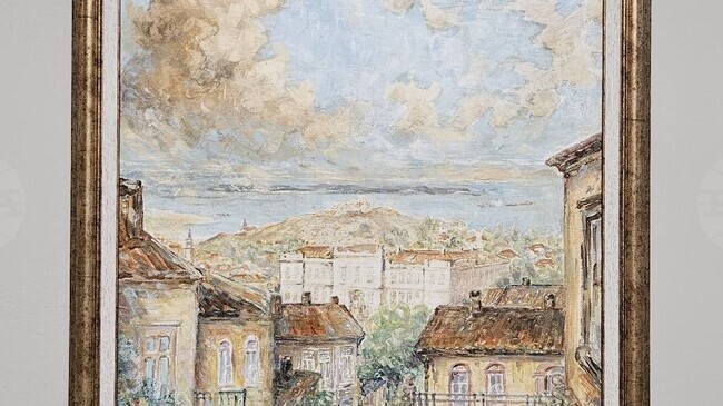 Художник от Свищов дари картина на родното си училище “Димитър Благоев“ 