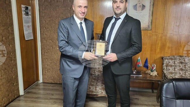 Сигурността в пограничния район обсъдиха на среща в Хасково генералният консул на Турция в Пловдив и директорът на Областната дирекция на МВР