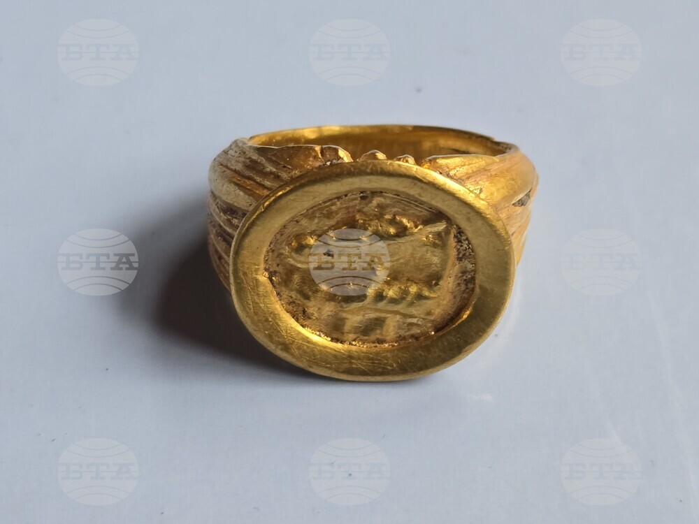 Видин - Антична Бонония - златен пръстен - находка