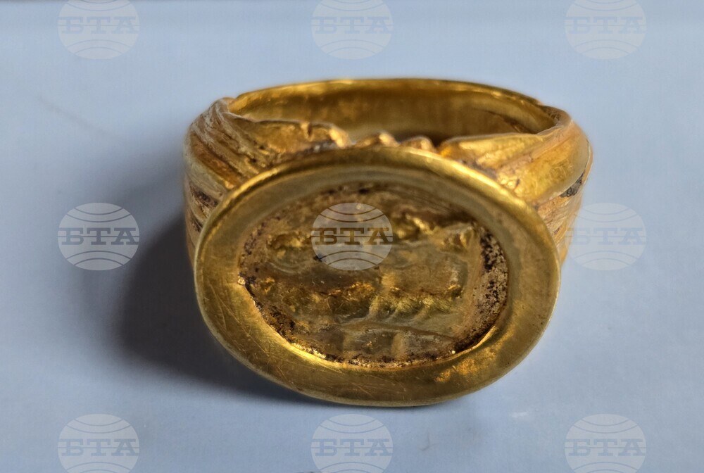 Видин - Антична Бонония - златен пръстен - находка