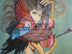 Филип Нигохосян подрежда първа самостоятелна изложба. Снимка: Авторът