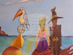 Филип Нигохосян подрежда първа самостоятелна изложба. Снимка: Авторът