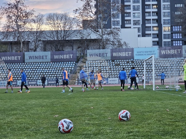 Русе - ФК Дунав - футбол - тренировка