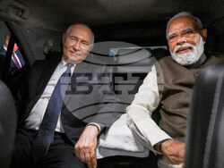 APTOPIX India Russia Putin