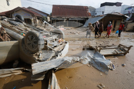 Indonesia Extreme Weather Asia Flooding