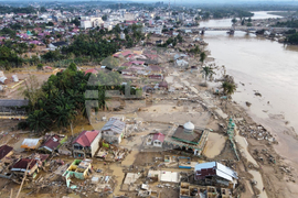 Indonesia Extreme Weather Asia Flooding