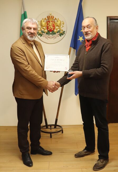 Областният управител на Русе Драгомир Драганов с поредно високо отличие 