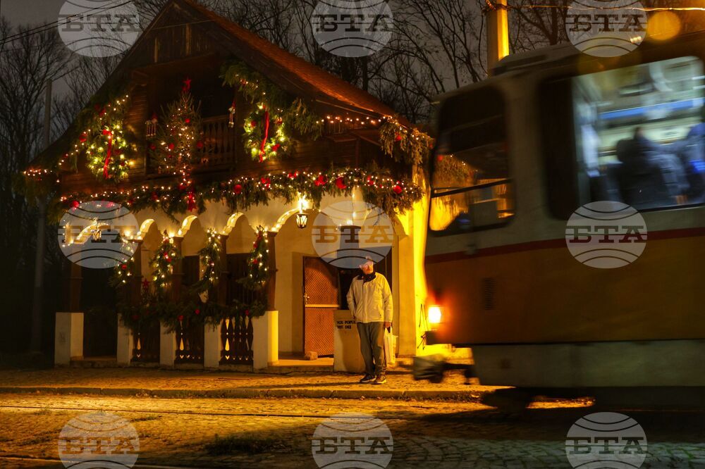 Коледна украса - спирка „Вишнева“