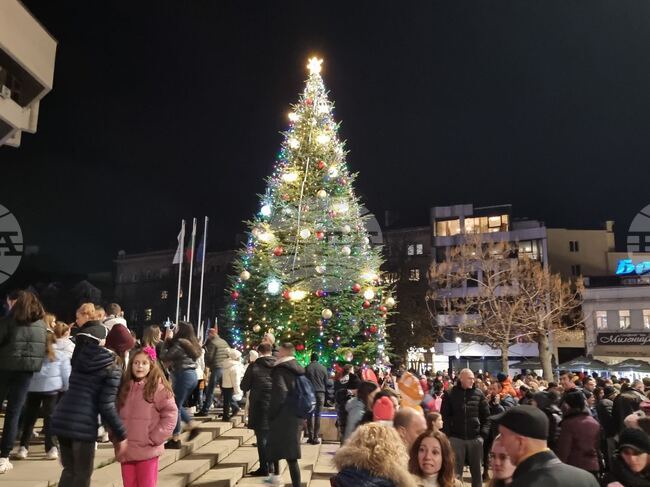 Фестивалът "Русе – коледната звезда на Дунав" бе увенчан от запалването на светлините на елхата