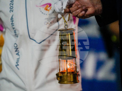 Italy Olympics Milan Cortina Flame