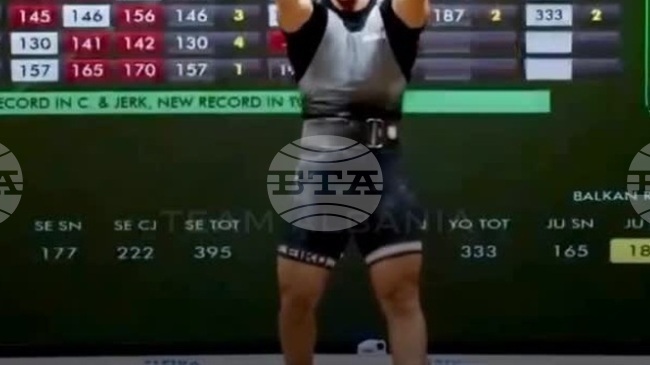 АТА: Ертян Кофша спечели 3 златни медала и постави три нови рекорда на Балканското първенство по вдигане на тежести