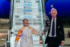 Italy Olympics Milan Cortina Flame