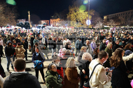 Русе - коледна елха - светлини - празнична програма