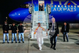 Italy Olympics Milan Cortina Flame