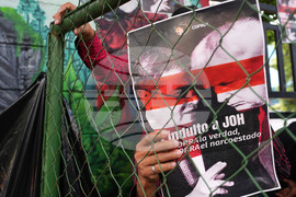 Honduras President Pardon Protest