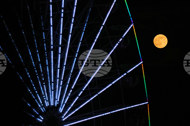 APTOPIX Cyprus Supermoon