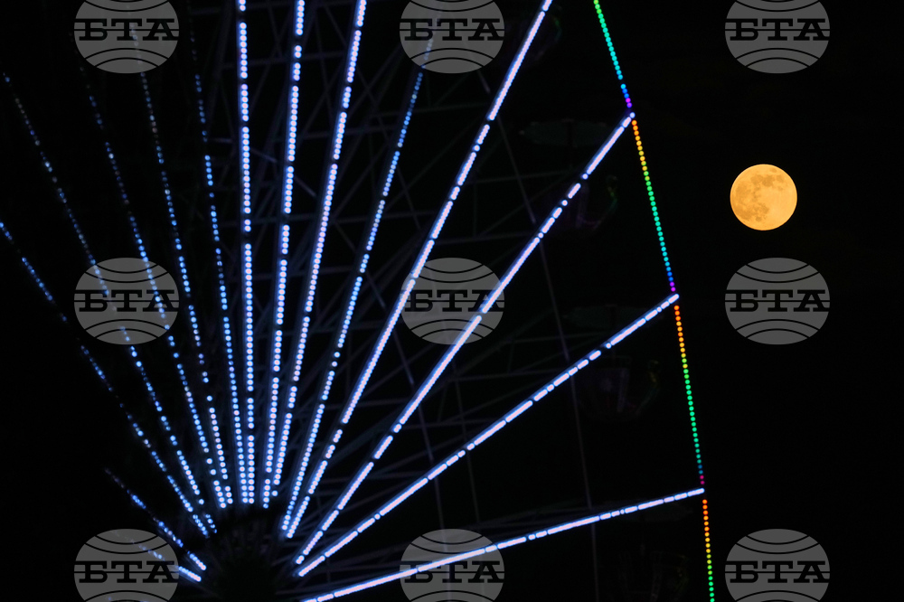 APTOPIX Cyprus Supermoon