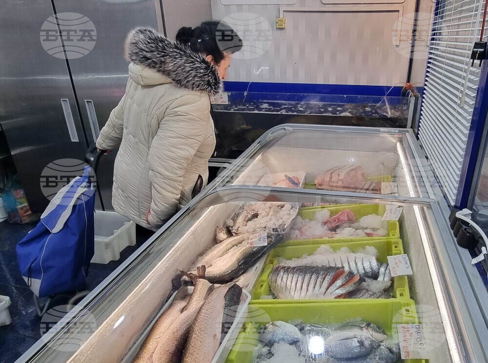 На пазара в Шумен се предлага шаран за около и над 10 лева за килограм, както и разнообразие от други видове риба на различни цени