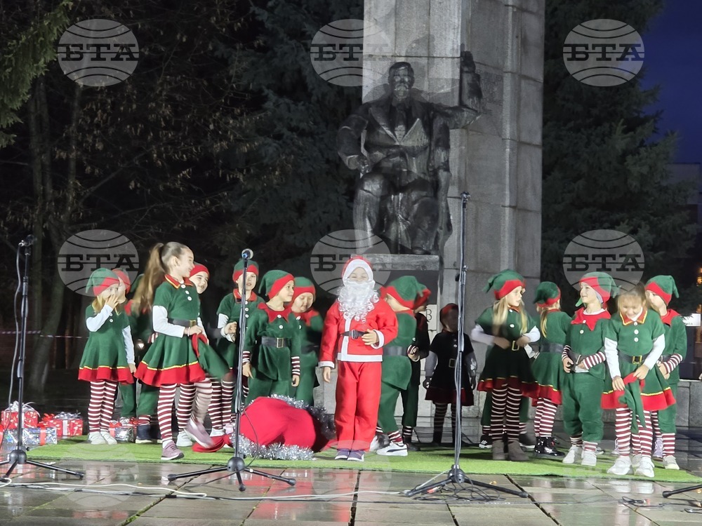 Гоце Делчев - коледна елха - празнични светлини