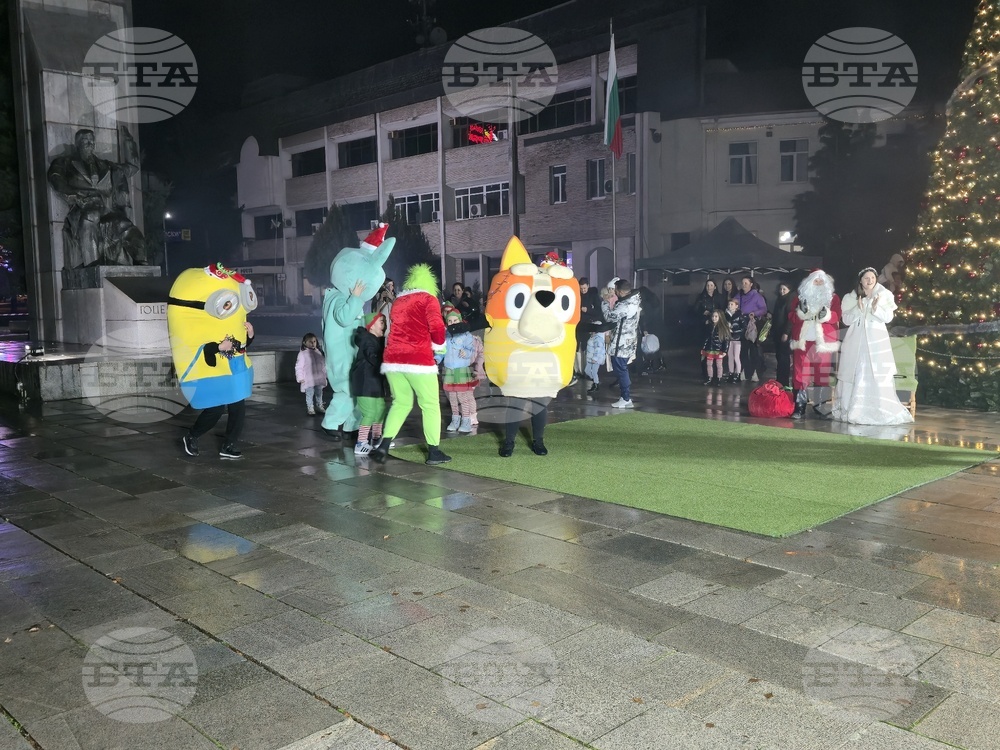 Гоце Делчев - коледна елха - празнични светлини