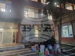 Мъглиж - коледна елха - празнични светлини