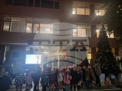 Мъглиж - коледна елха - празнични светлини