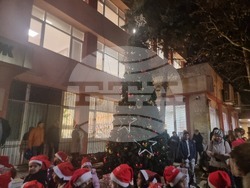 Мъглиж - коледна елха - празнични светлини