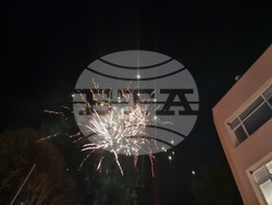 Мъглиж - коледна елха - празнични светлини